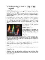 10 thiết bị trong gia đình có khả năng gây ung thư