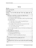 báo cáo thực tập Thực trạng phát triển công nghiệp phụ trợ công nghiệp đóng tàu trong thời gian qua