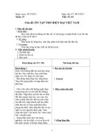 Tự chọn Ngữ văn 9 tuần 27