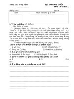 Bài kiểm tra Ngữ van 6 tiết 97