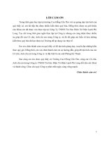 báo cáo thực tập tại Công Ty TNHH Tin Hoc Điện Tử Điện Lạnh Phi Long