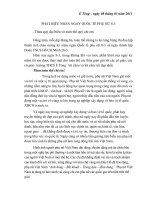 Bài phát biểu tọa đàm 08/3 -2011 của HT cực hay