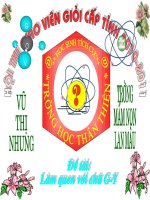 Lam quen chu cai G-Y