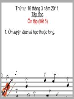 ôn tập tiết 5 tập đọc lớp 4