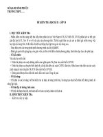 ĐỀ KIỂM TRA HỌC KÌ II LỚP 10