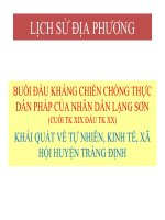 Lich su dia phuong tinh Lang Son Lop 10