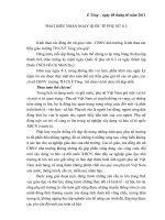 Bài phát biểu tọa đàm 08/3 -2011của HT