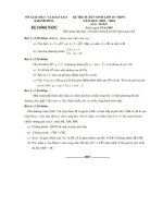 Đề thi tuyển sinh vào lớp 10 tỉnh Khánh Hóa năm 2009 - 2010