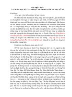 Bái phát biểu 8/3 của lãnh đạo