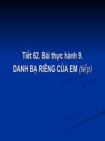 Bài thực hành 9 lop 6 (Tai)