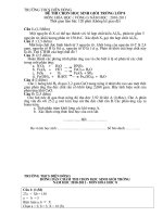 Đề HSg lớp 8 (vòng 1)