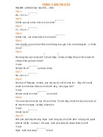 ĐỀ THI VIOLYMPIC VÒNG 11 LỚP 3