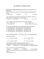 Đề tin học lớp 8