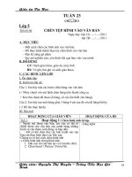 Giáo án Tin Học Tuần 23 đến 27