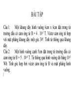 bai tap tu truong cam ung tu