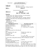 Giáo án tuần 23 lớp 1 cả ngày 2010-2011