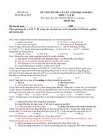 ĐỀ THI THỬ ĐẠI HỌC CAO ĐẲNG LẦN II