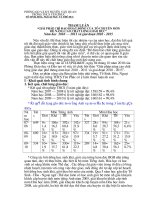 Báo cáo tham luận của môn Hóa Học