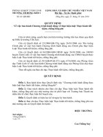 Quyết định ban hành chương trình hành động thực hành tiết kiệm chống lãng phí