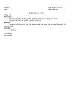 Đề kiểm tra toán 8 Theo chuẩn Kiến thức