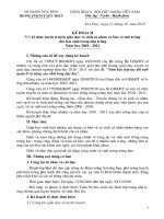 Ke hoach ve sinh ca nhan bao ve moi truong