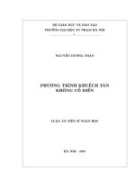 Phương trình khuếch tán không cổ điển