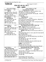 Tiếng Việt - Lớp 1 - Tuần 24