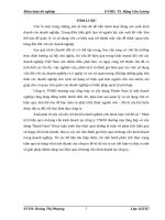 “ Phân tích hiệu quả sử dụng vốn kinh doanh tại công ty TNHH thương mại tổng hợp và xây dựng Thành Nam