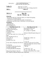 giáo án tuần 21 lớp 1 cả ngày 2010-2011