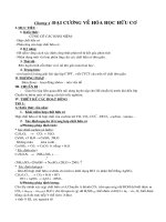 Giáo án TC Hóa 11 chương IV