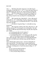 bai tap tu truong - cam ung dien tu