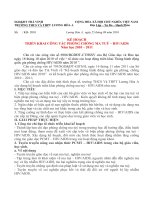 Kế hoạch Phòng chốn matúy