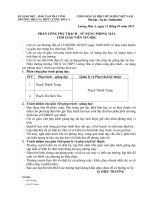 Phân công quản lý phòng máy