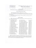 Số: 429/QĐ-UBND ngày 04/3/2011 Quyết định thành lập Đoàn kiểm tra trường TH Tân Phú đạt chuẩn Quốc gia