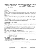 Đề bài kiểm tra năng lực GVG cấp trường (chuẩn)