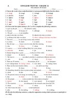 kiem trạ 45''- 4 đề-+ đáp án- 11