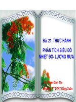 Bai 21. TH phan tich bieu do nhiet do, luong mua