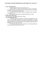 ma trận đề-đáp án theo chuẩn mơi kiểm tra giữa kì 2 địa 9