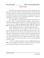 Phân tích doanh thu tại công ty TNHH MTV Toyota Mỹ Đình