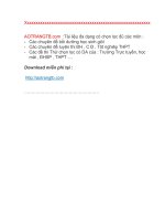 BỘ Đề thi thử ĐH + TN 2011