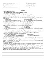 ĐỀ THI VA ĐA KIEM TRA 1 TIET KI 2