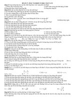 TRAC NGHIEM CO HOC CHAT LUU