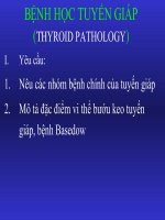 Bệnh của hệ Nội tiết  Bệnh tuyến giáp