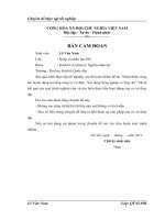 báo cáo thực tập: Hoàn thiện công tác tuyển dụng nhân lực tại Tổng công ty Cơ điện –Xây dựng Nông nghiệp và Thủy lợi