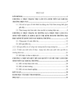 Tiêu chí ưu tiên khi lựa chọn việc làm của sinh viên khóa 51 khoa Quản trị kinh doanh, trường ĐH Kinh tế Quốc Dân sau khi ra trường