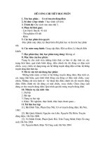 Đề cương chi tiết học phần môn cơ sở truyền động điện