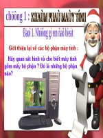 Bài 1 . Bước đầu soạn thảo