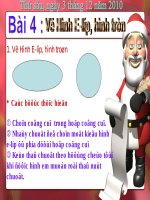 Bài 4. Vẽ hình elip - Hình tròn