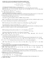 Tuyển tập PP tọa độ trong không gian 02-2010