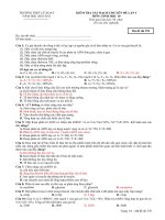 ĐỀ SÁT HACH CHUYÊN ĐỀ 10-LÊ XOAY